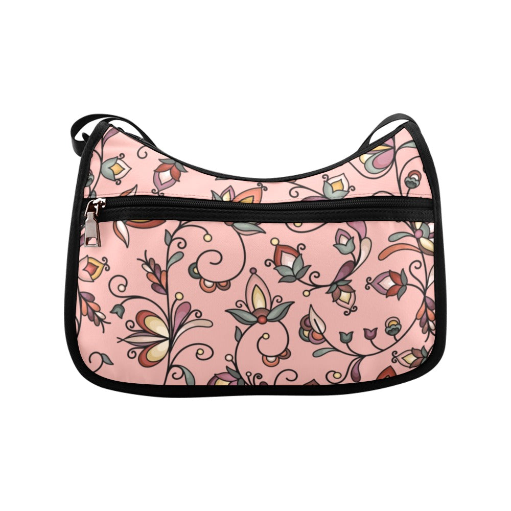 Burnt Sky Petals Peach Crossbody Bag