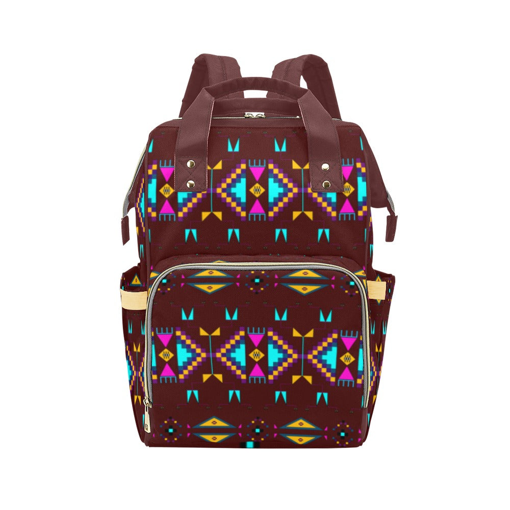 Rite of Passage Pemmican Berry Multi-Function Diaper Backpack
