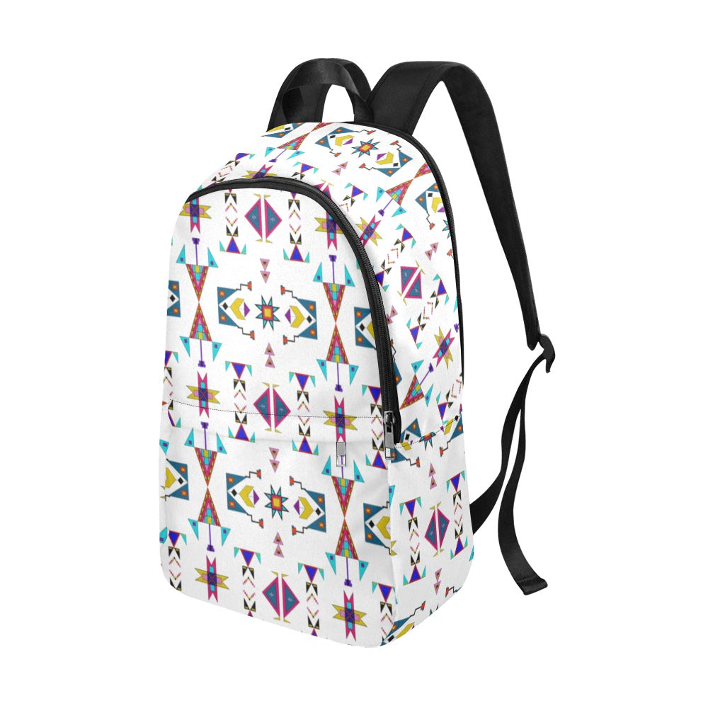 Enemy Territory White Backpack