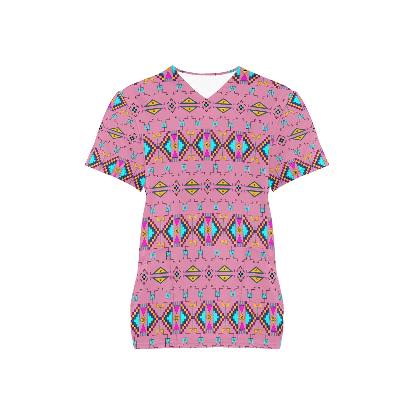 Rite of Passage Pink Scrub Top