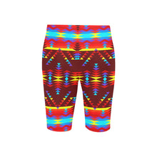 Load image into Gallery viewer, Visions of Lasting Peace Men&#39;s Knee Length Swimming Trunks
