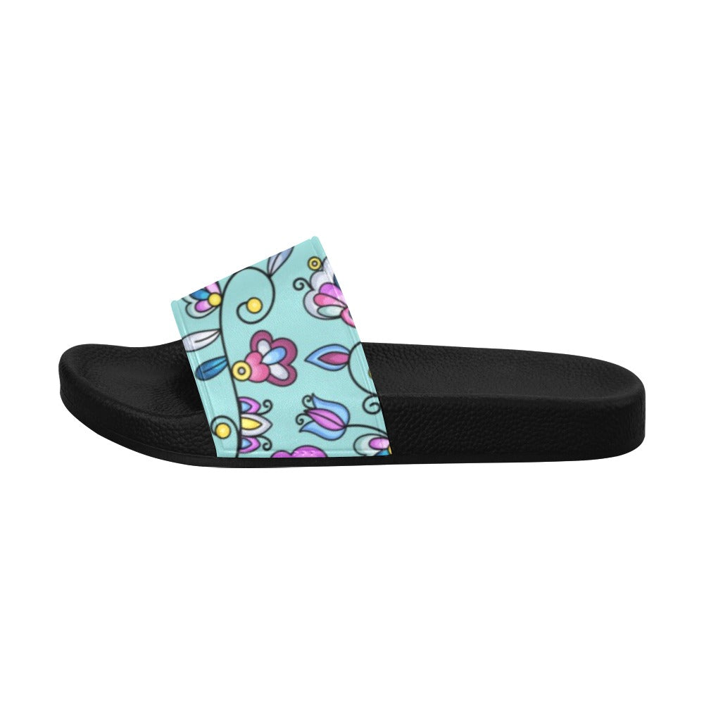 Autumn Bundle Blessing Turquoise Women's Slide Sandals