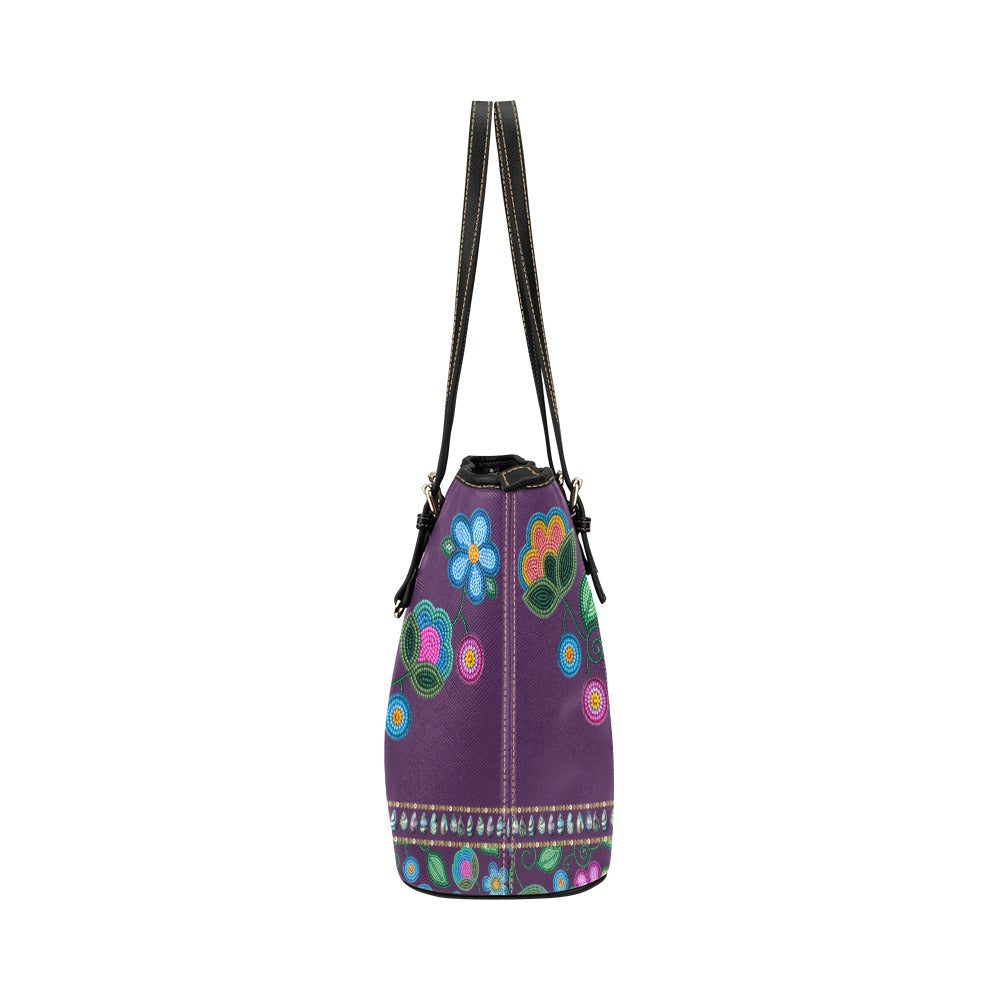 Turquoise Sunbeam Leather Tote