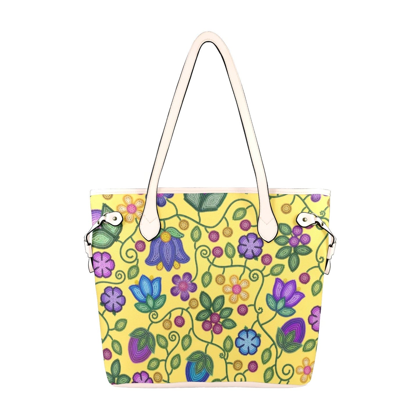 Bloom Uplift Yellow Clover Canvas Tote