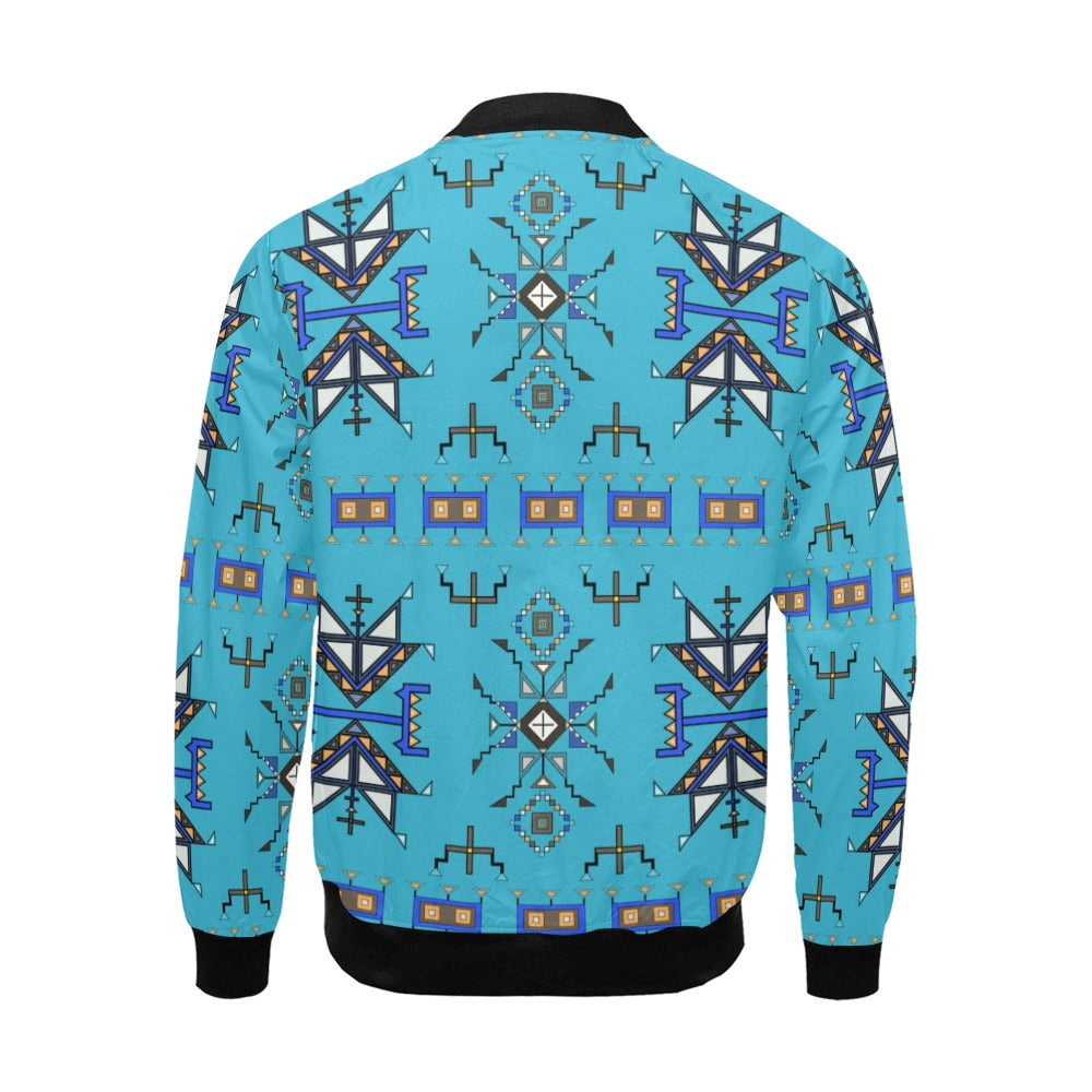 Eagle Strike Blue Bomber Jacket for Men