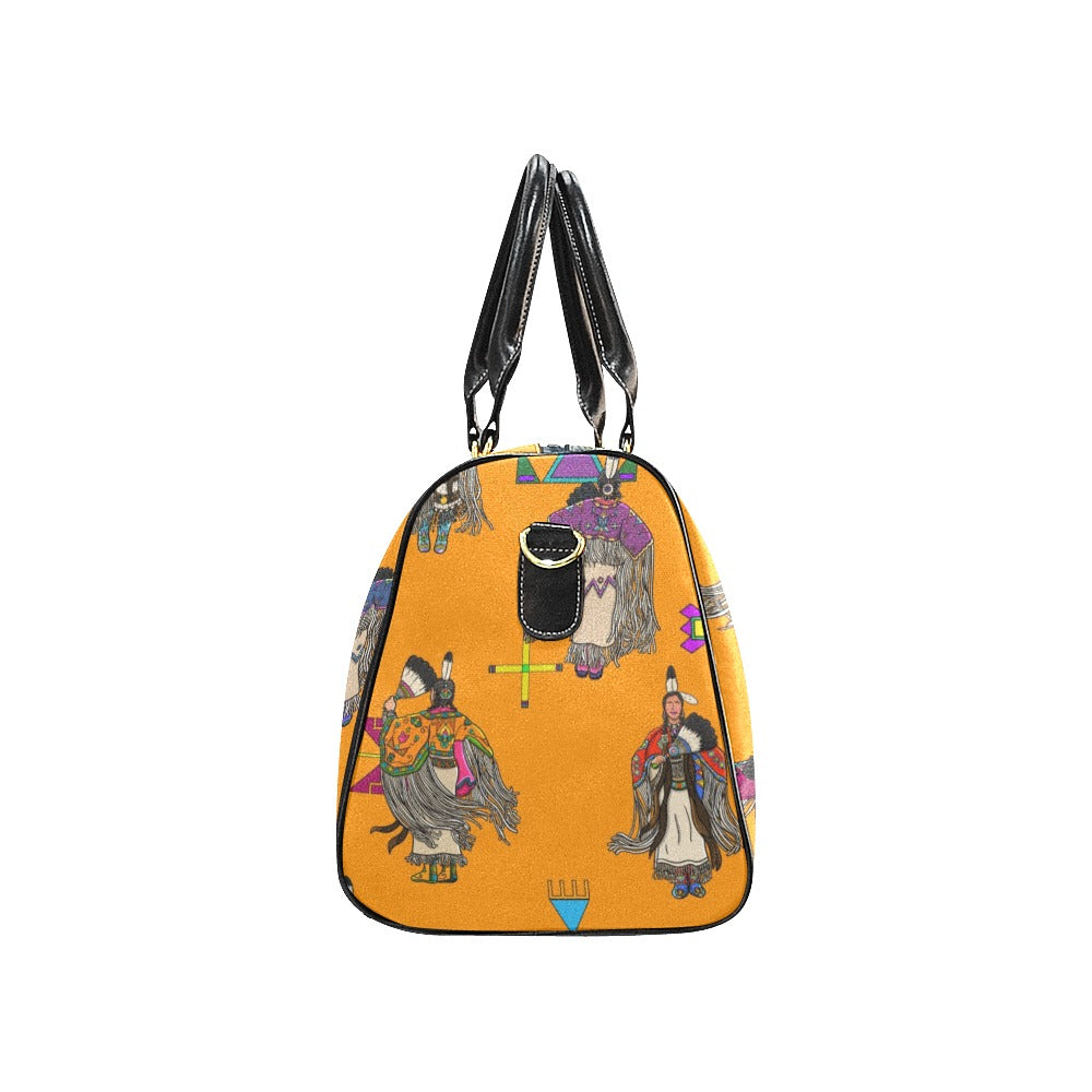 Women's Tradish Dancers Orange  Large Travel Bag