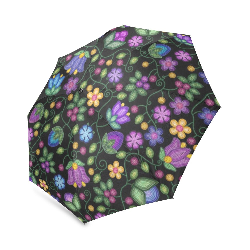 Bloom Uplift Black Foldable Umbrella