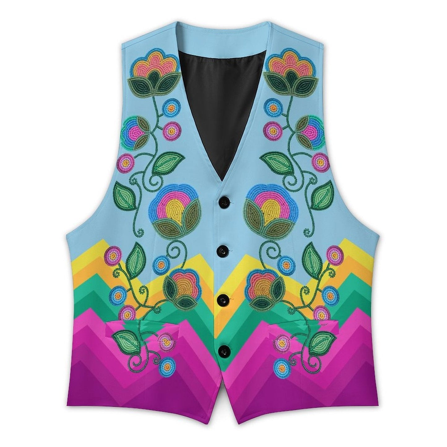 Turquoise Sunbeam Women's Sleeveless Suit Vest