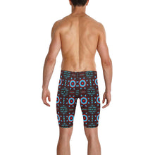 Load image into Gallery viewer, Rising Star Corn Moon Men&#39;s Knee Length Swimming Trunks
