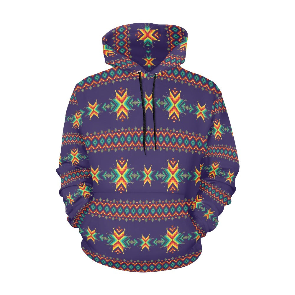 Dreams of Ancestors Indigo Hoodie for Women