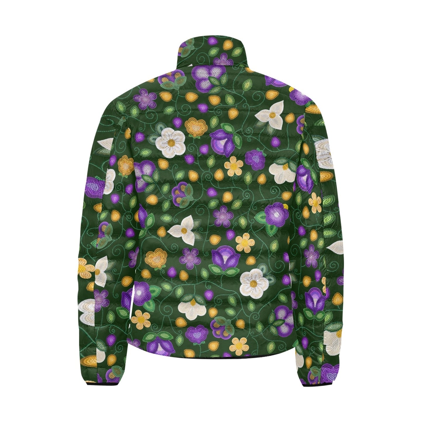 Midnight Moss Bloom Forest Padded Jacket