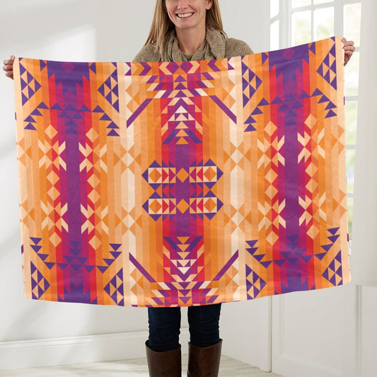 Desert Geo Large Baby Blanket