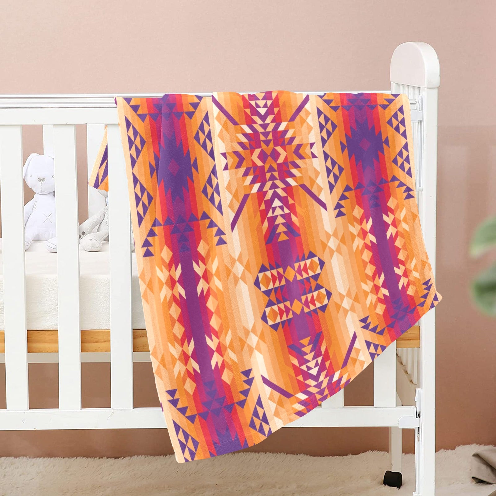 Desert Geo Baby Blanket 40"x50" Baby Blanket 40"x50" e-joyer 