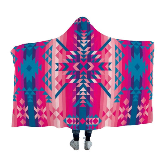 Desert Geo Hooded Blanket