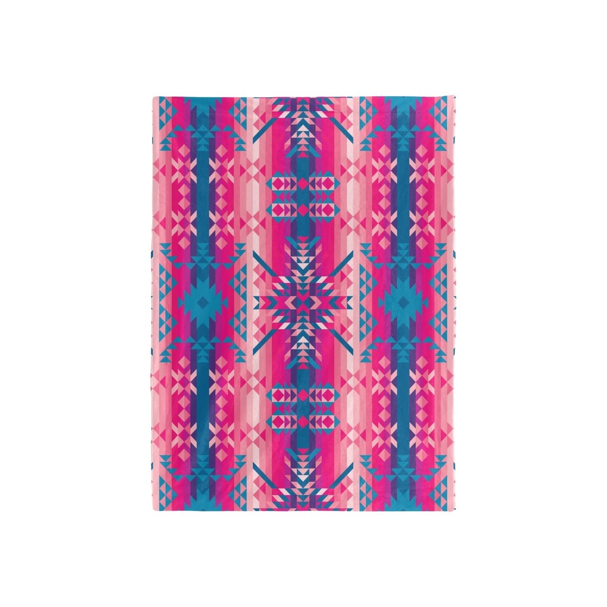 Desert Geo Blue Large Baby Blanket by 49 Dzine (image 3)