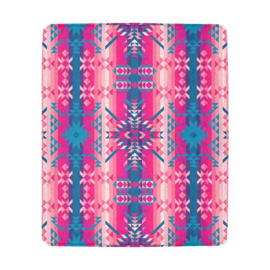 Desert Geo Large Micro Fleece Blanket