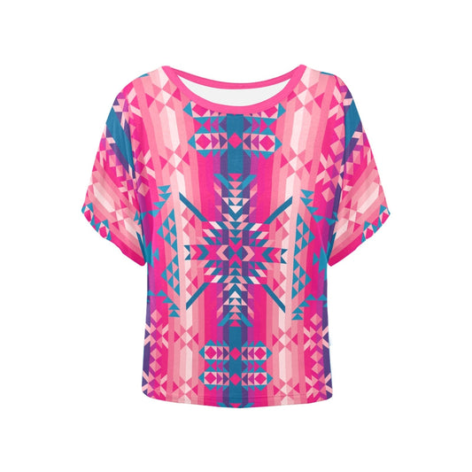 Desert Geo Batwing Blouse