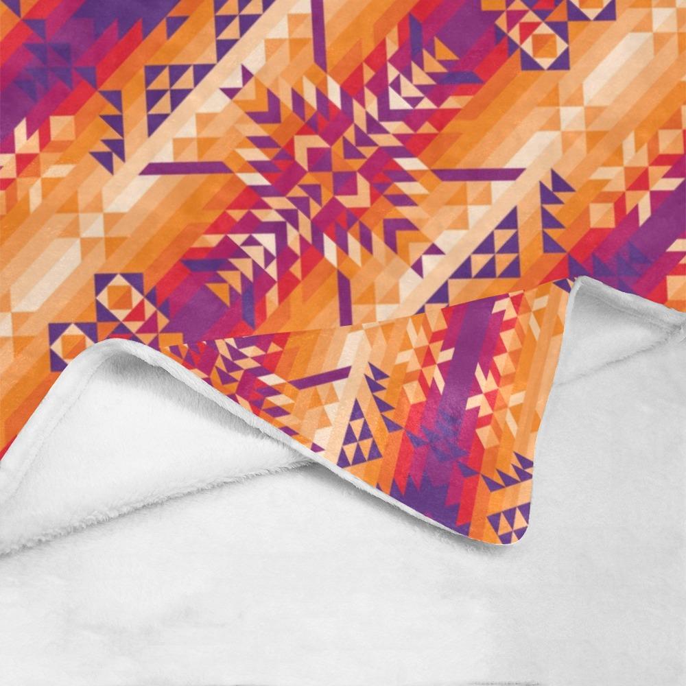 Desert Geo Ultra-Soft Micro Fleece Blanket 60"x80" Ultra-Soft Blanket 60''x80'' e-joyer 