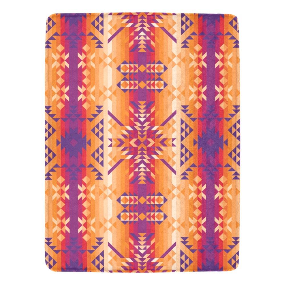Desert Geo Ultra-Soft Micro Fleece Blanket 60"x80" Ultra-Soft Blanket 60''x80'' e-joyer 