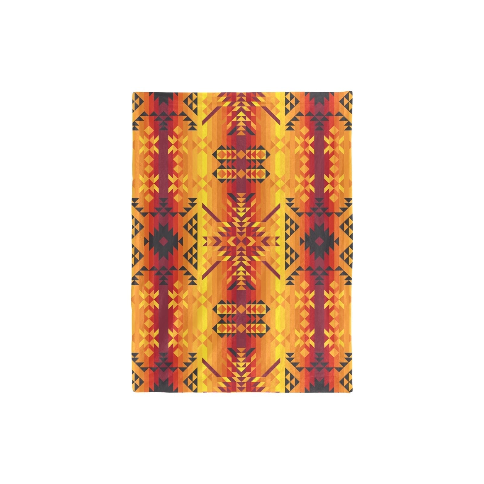 Desert Geo Yellow Red Baby Blanket 30"x40" Baby Blanket 30"x40" e-joyer 