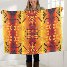 Load image into Gallery viewer, Desert Geo Yellow Red Baby Blanket 40&quot;x50&quot; Baby Blanket 40&quot;x50&quot; e-joyer 
