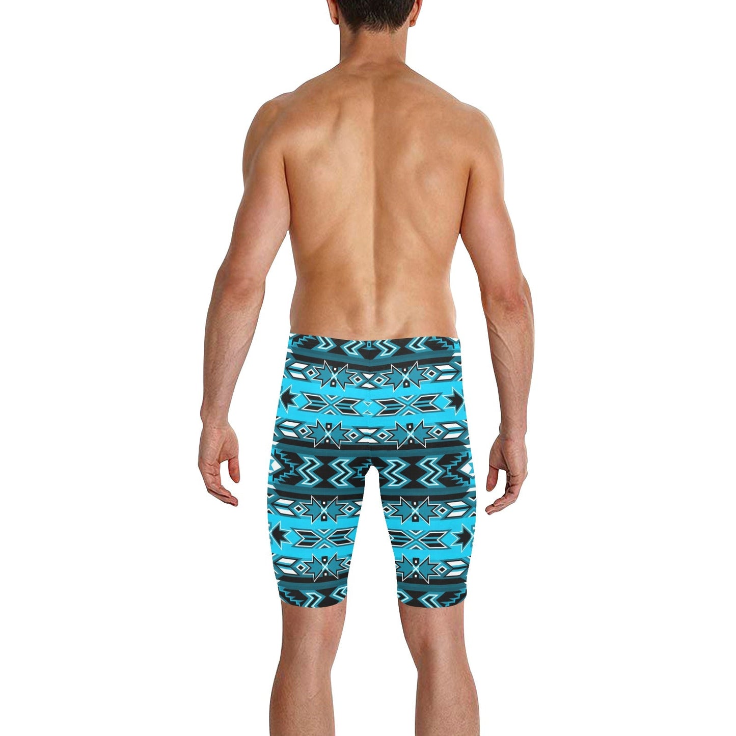 Northern Journey Men's Knee Length Swimming Trunks