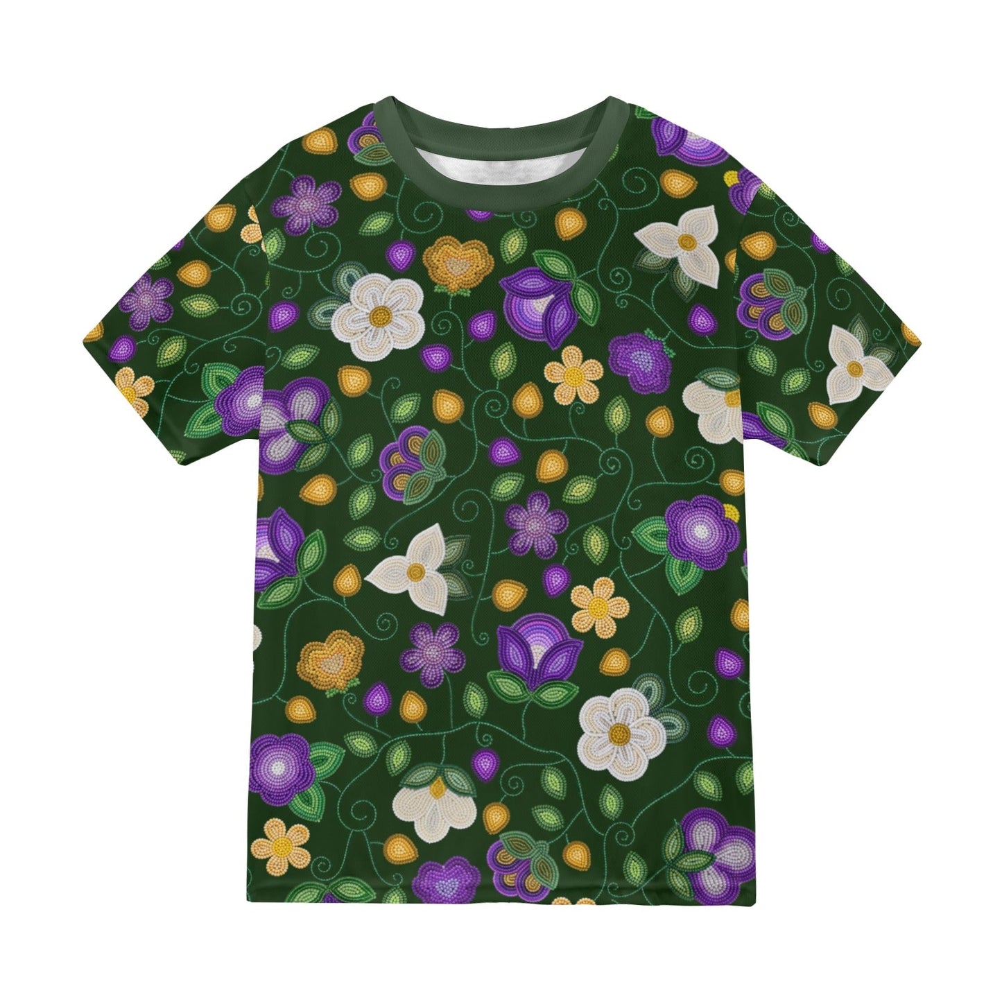 Midnight Moss Bloom Forest T-shirt for Men
