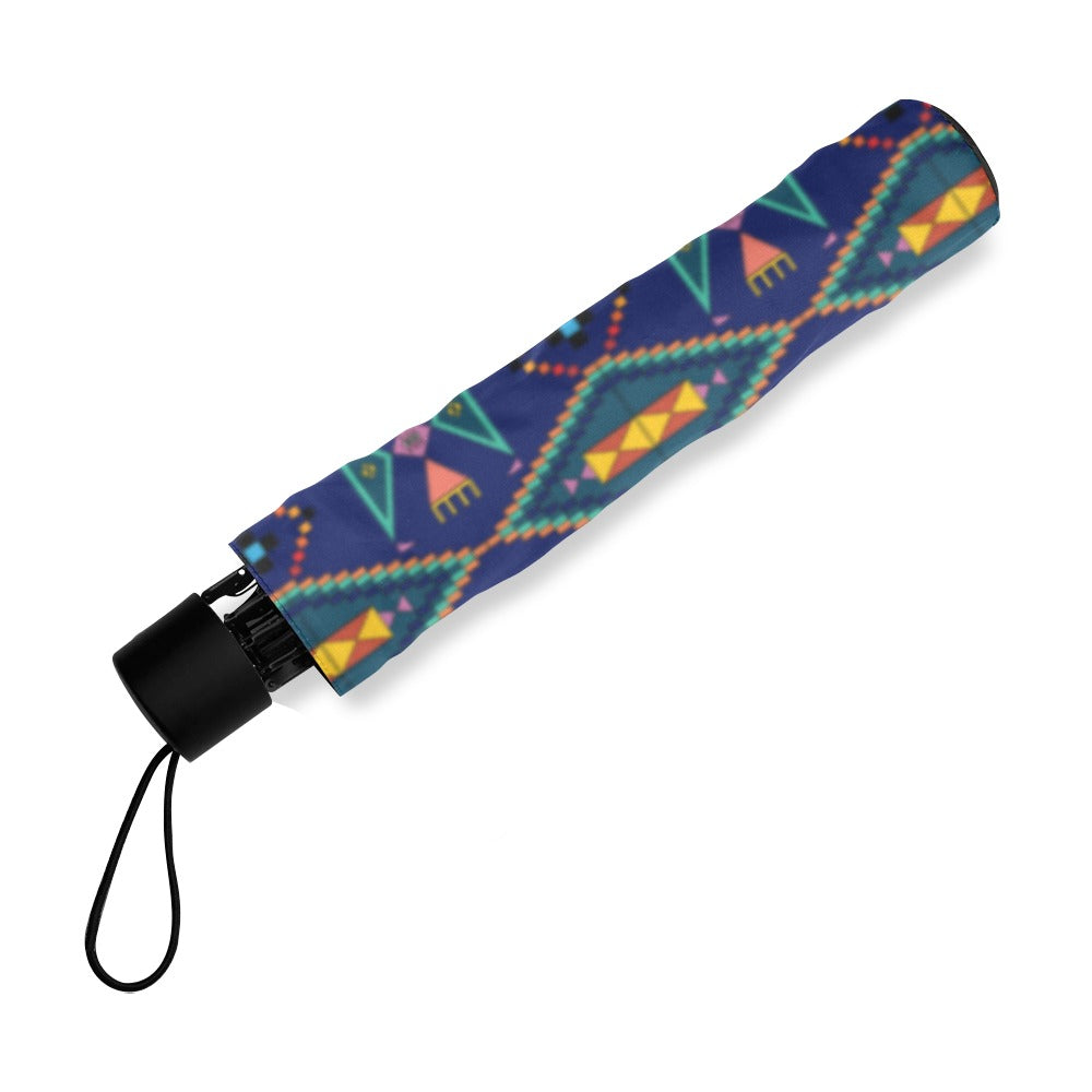 Travois Tipi Blue Foldable Umbrella