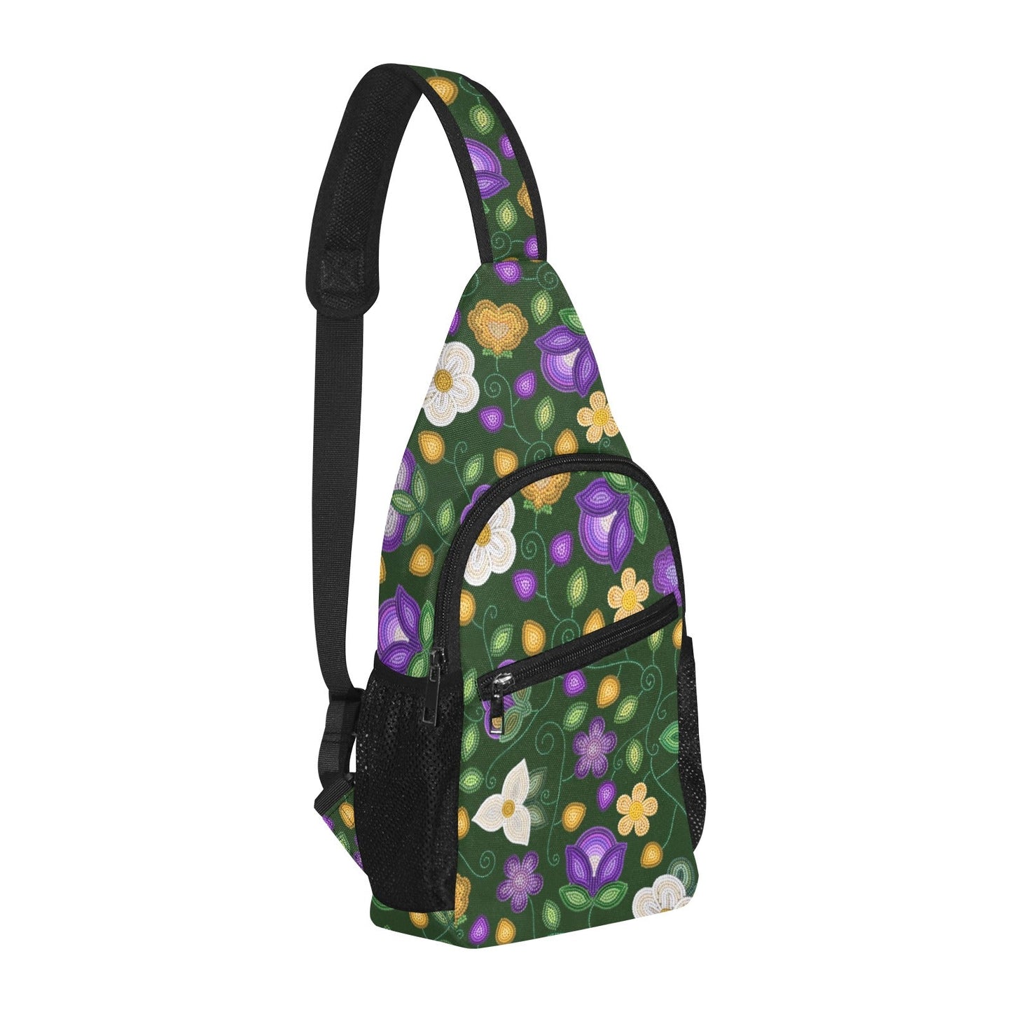 Midnight Moss Bloom Forest Chest Bag