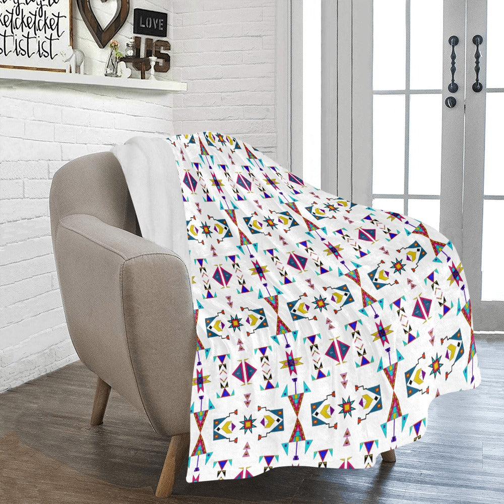 Enemy Territory White Ultra-Soft Micro Fleece Blanket 50"x60"