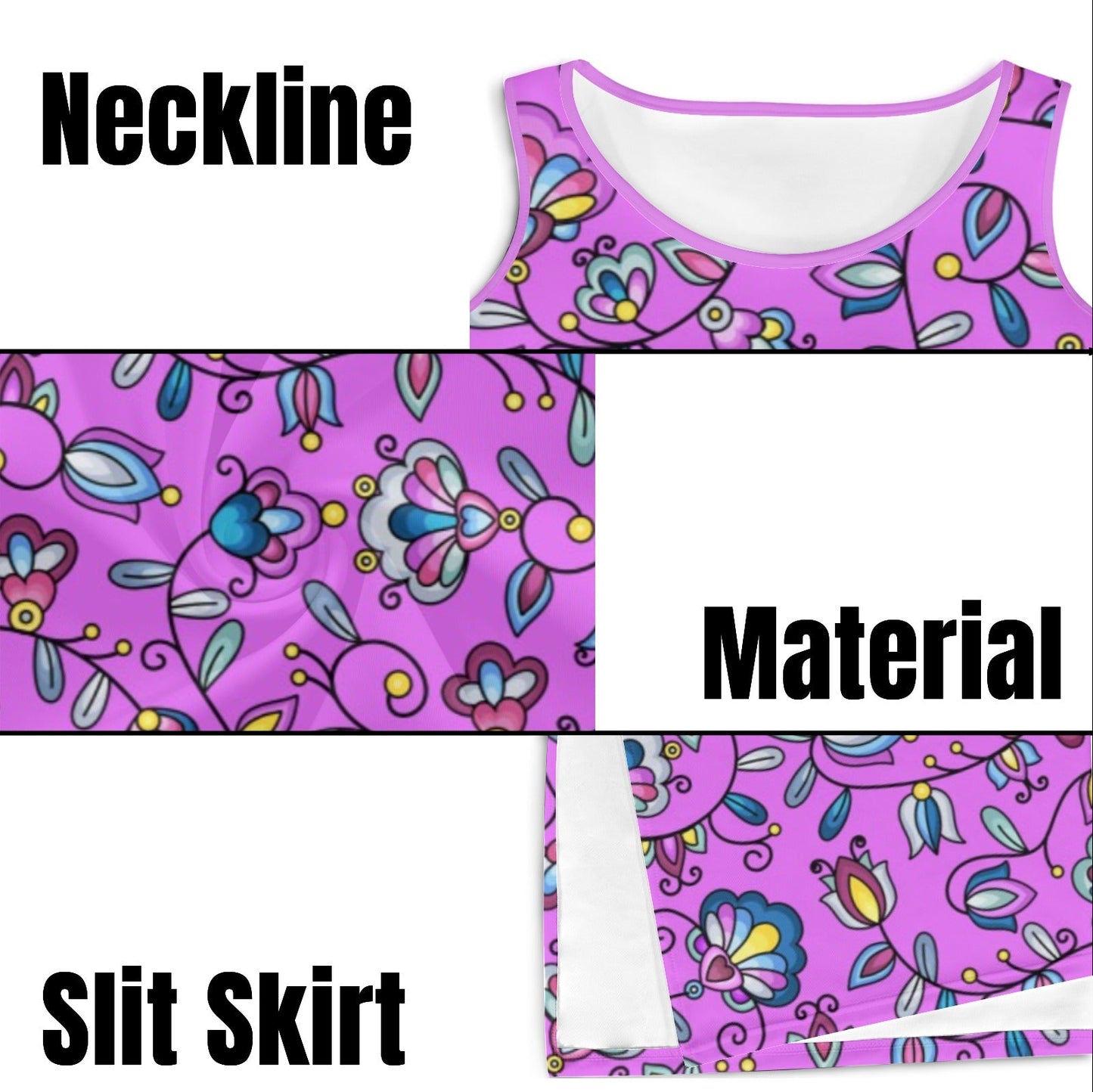 Autumn Bundle Blessing Purple Phaedra Sleeveless Open Fork Long Dress