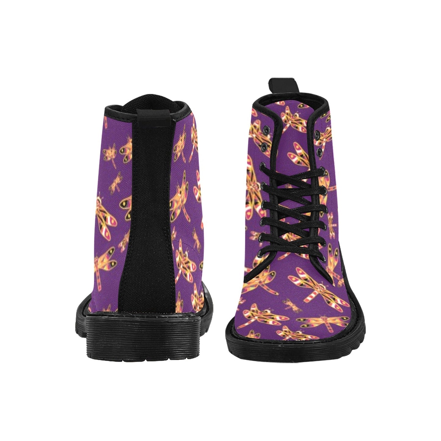 Gathering Yellow Purple Boots