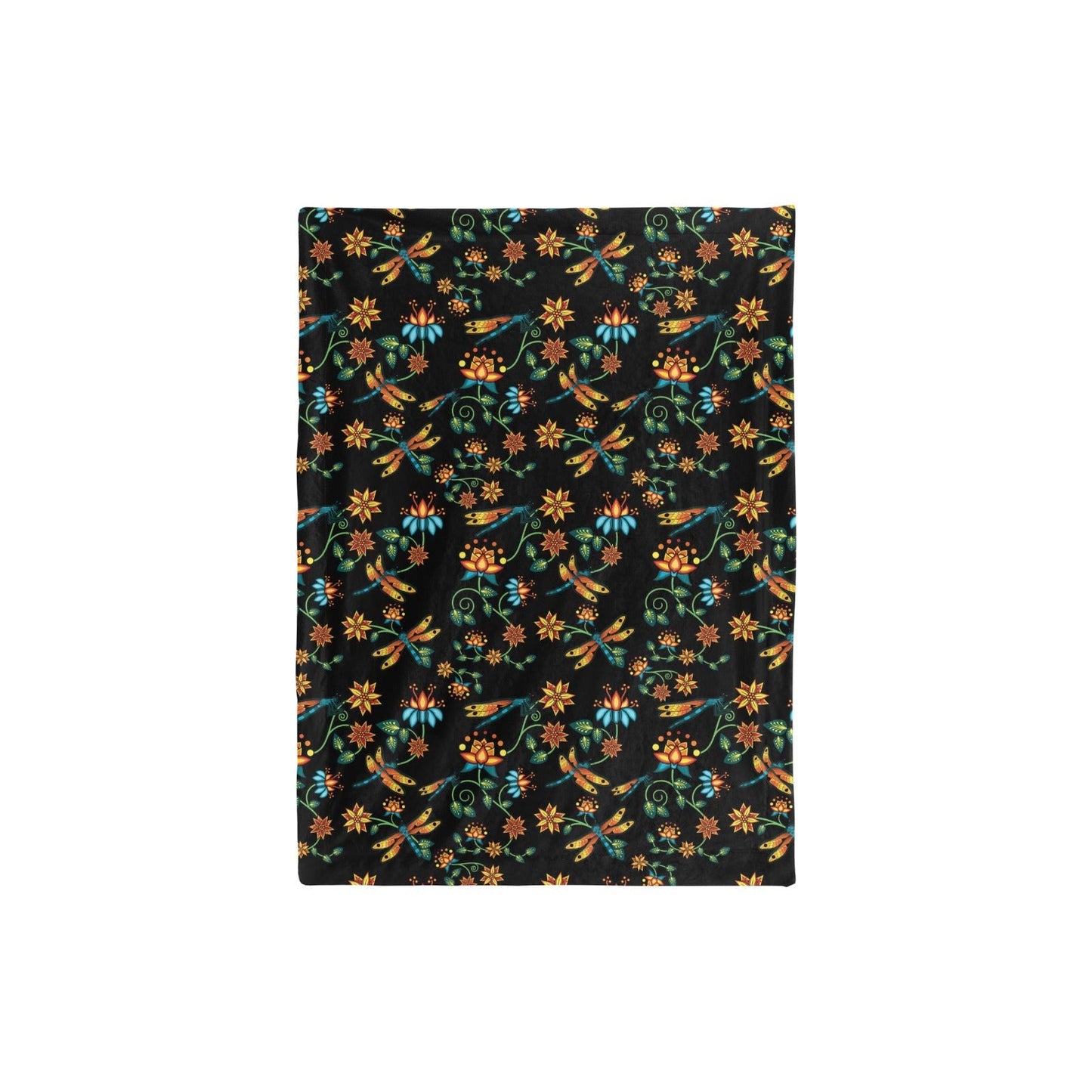 Dragon Lily Small Baby Blanket