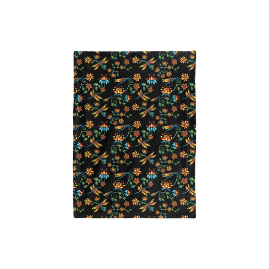 Dragon Lily Small Baby Blanket