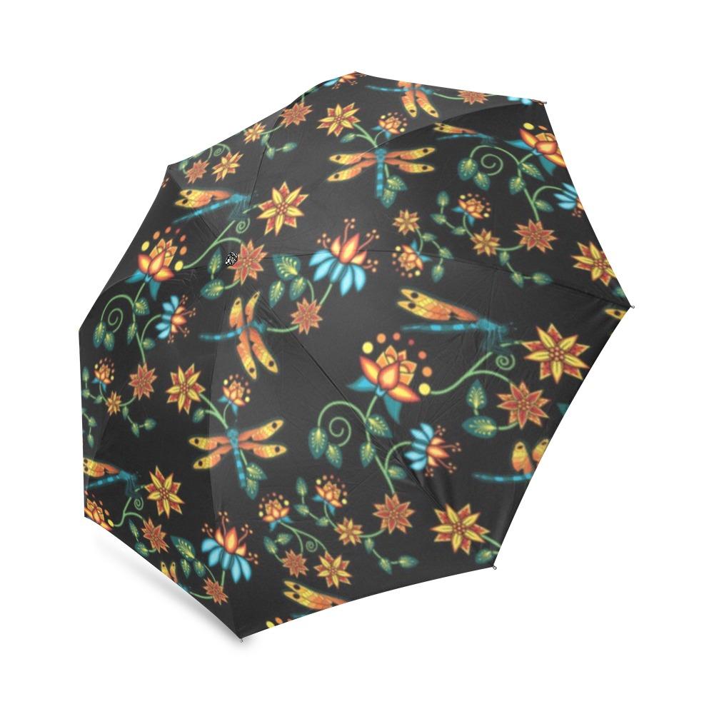 Dragon Lily Foldable Umbrella