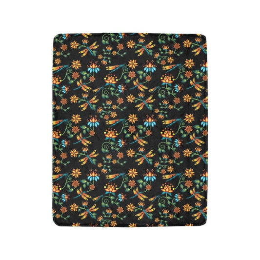 Dragon Lily Small Micro Fleece Blanket