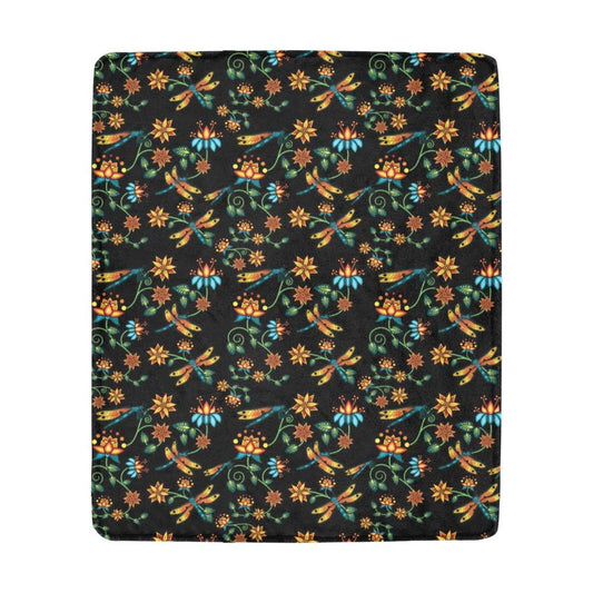 Dragon Lily Large Micro Fleece Blanket
