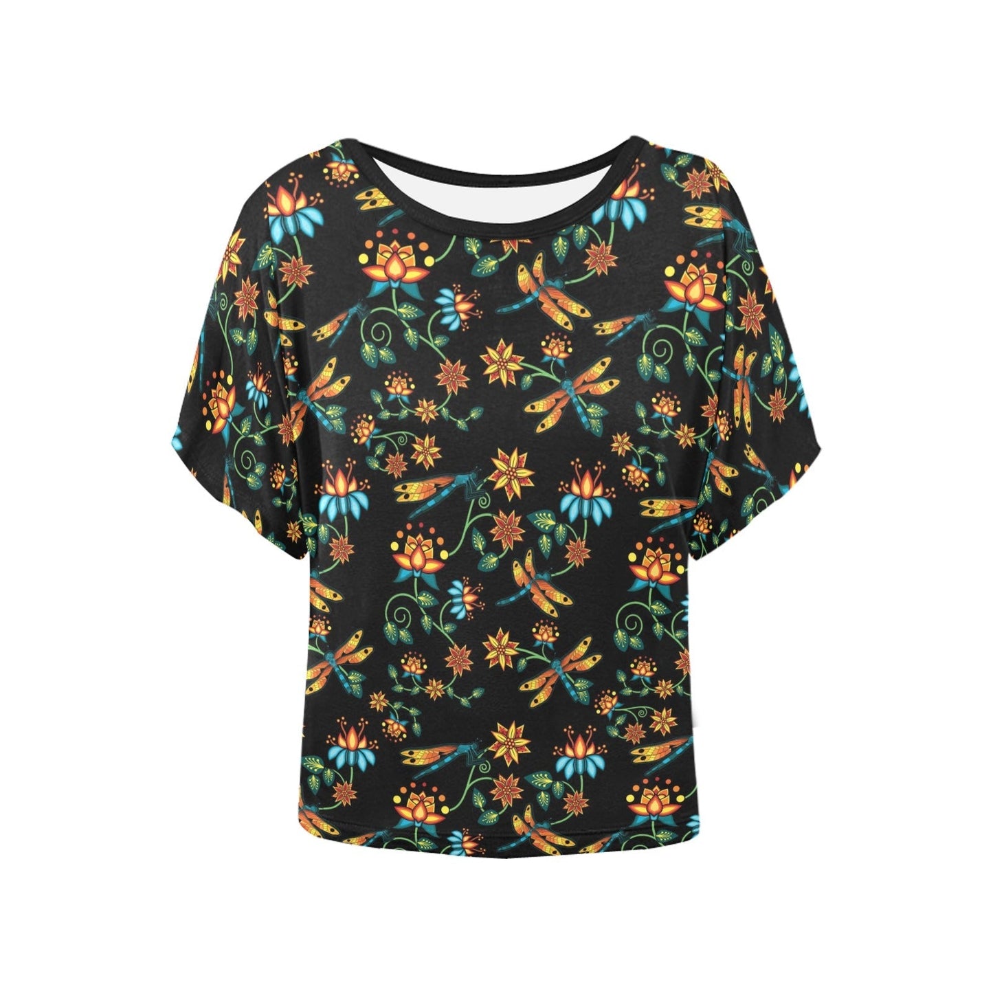 Dragon Lily Batwing Blouse
