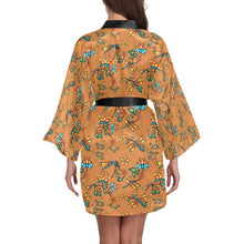 Load image into Gallery viewer, Dragon Lily Sierra Long Sleeve Kimono Robe Long Sleeve Kimono Robe e-joyer 
