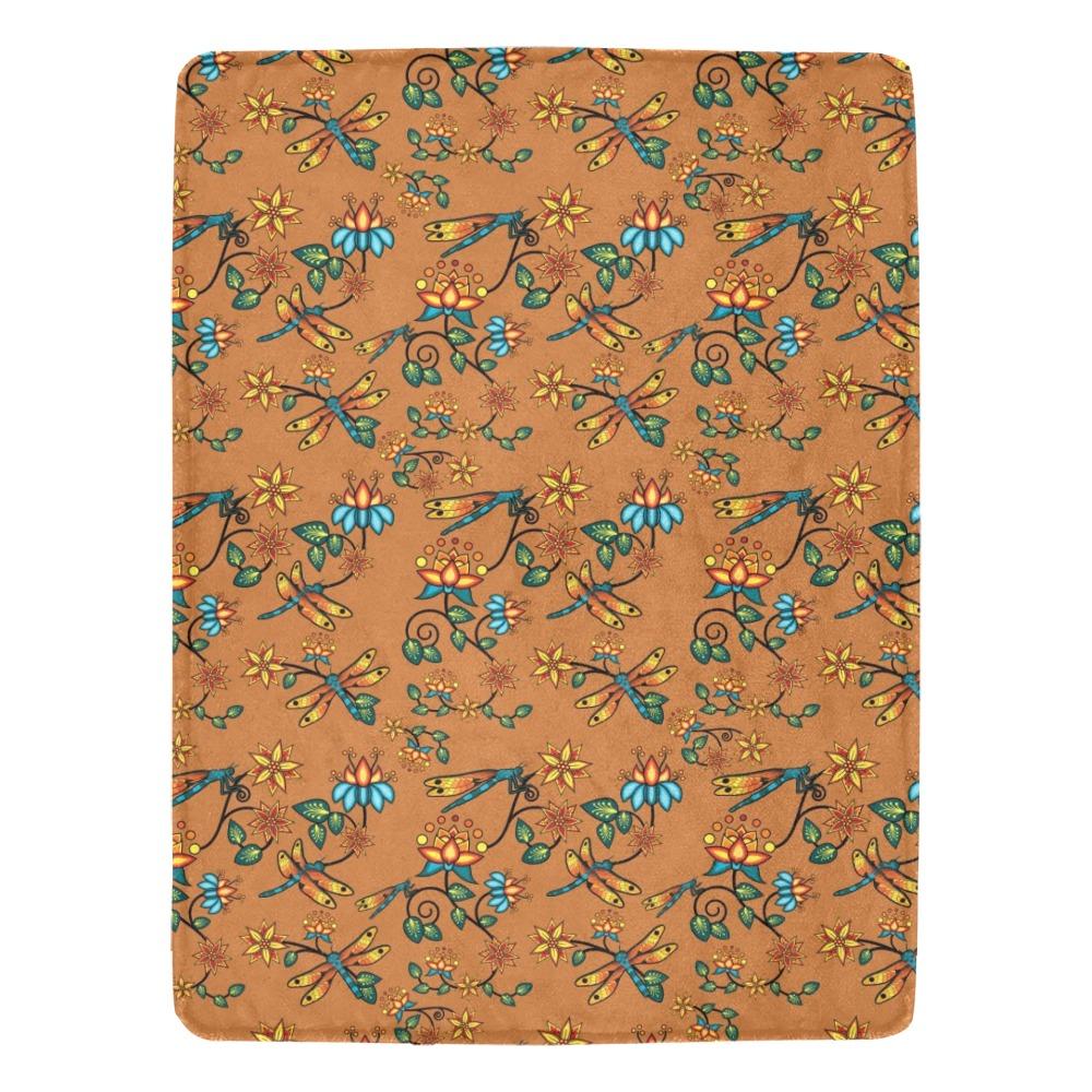 Dragon Lily Sierra X-Large Micro Fleece Blanket by 49 Dzine