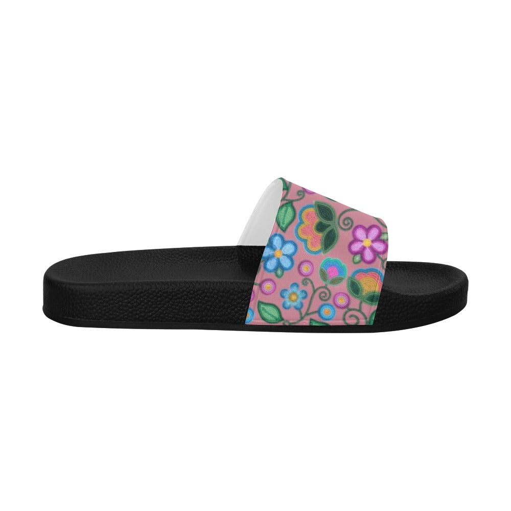 Turquoise Sunbeam Peach Slide Sandals