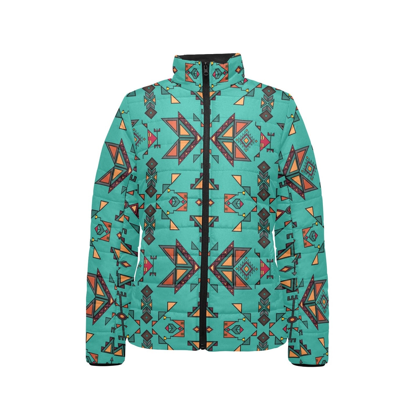 Arrow Dawn Turquoise Women's Stand Collar Padded Jacket