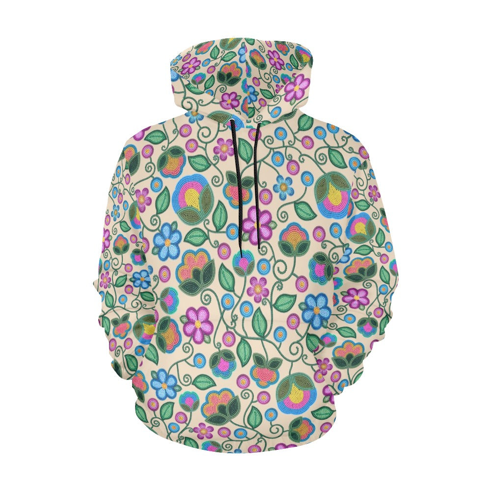 Turquoise Sunbeam Cream Hoodie for Men