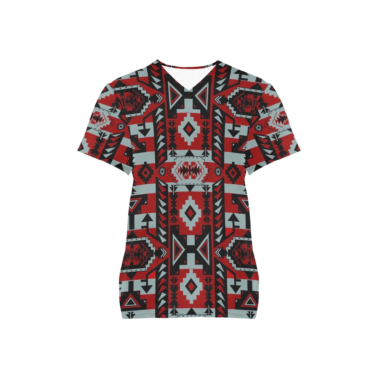 Chiefs Mountain Candy Sierra Dark Scrub Top