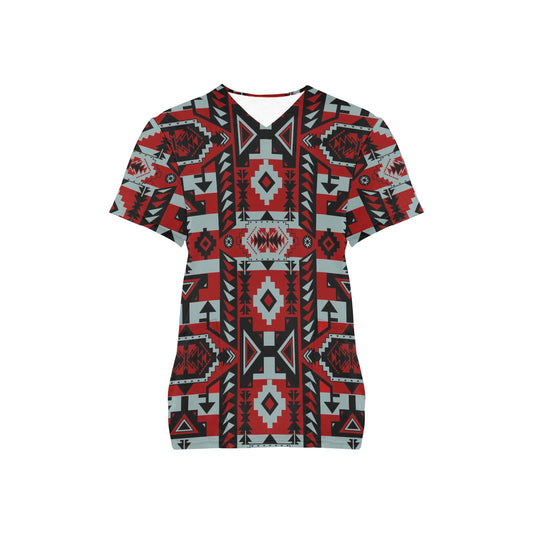 Chiefs Mountain Candy Sierra Dark Scrub Top