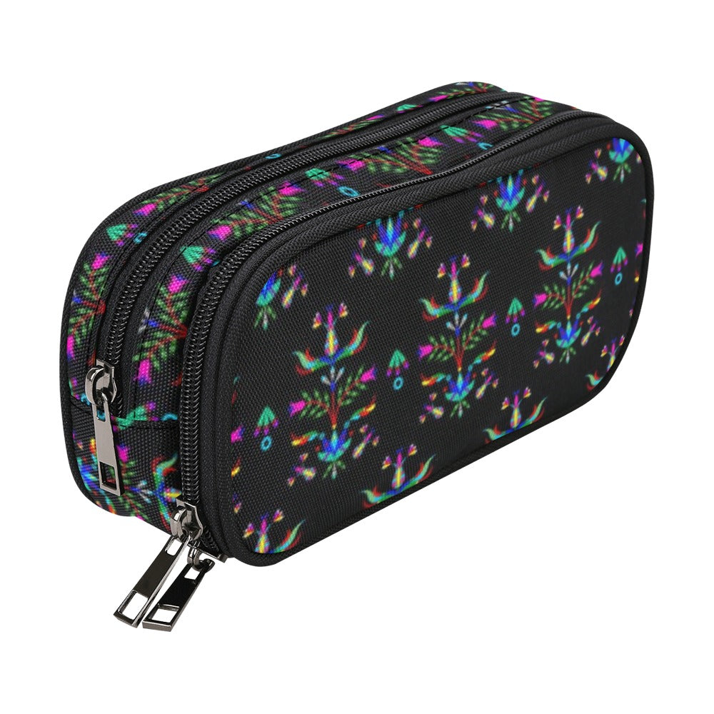 Dakota Damask Black Pencil Pouch