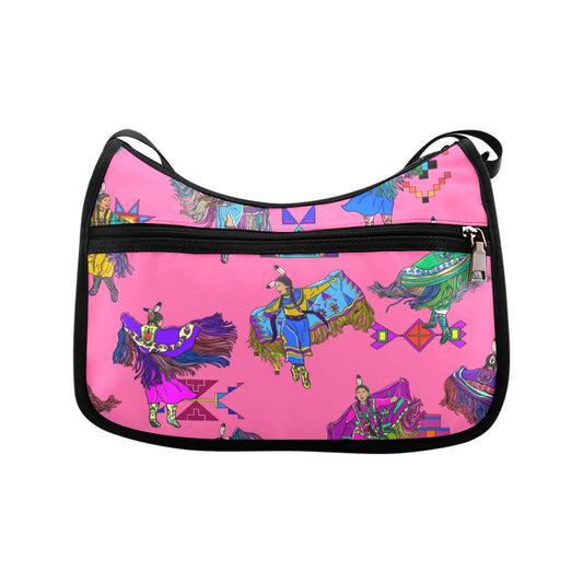 Women's Fancy Dancers Pink Crossbody Bag