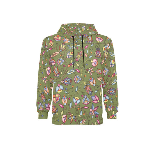 Buffalo Bloom Sage Fleece Hoodie