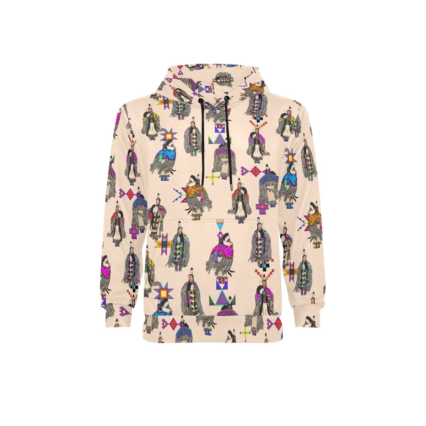 Women's Tradish Dancers  Muslin Men's Long Sleeve Fleece Hoodie