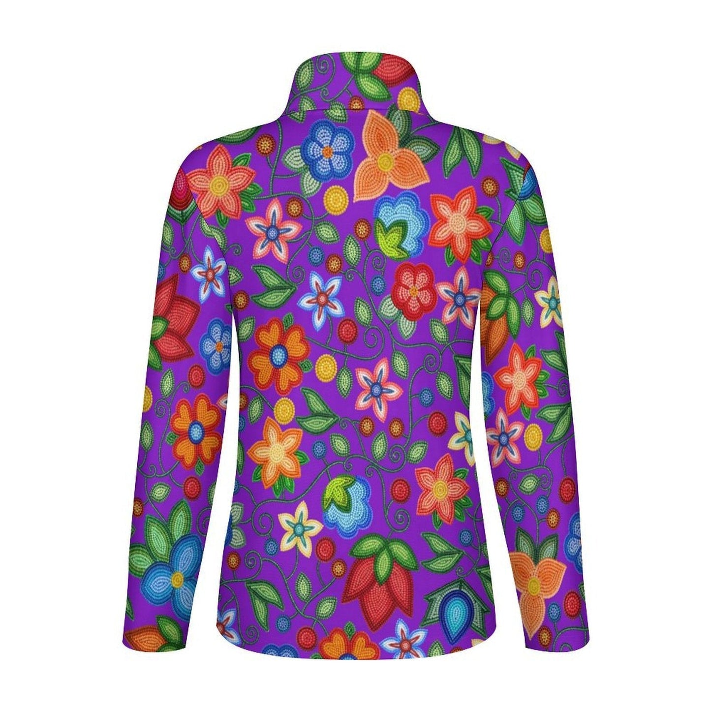 Morning Harmony Purple Long Sleeve Yoga Shirt